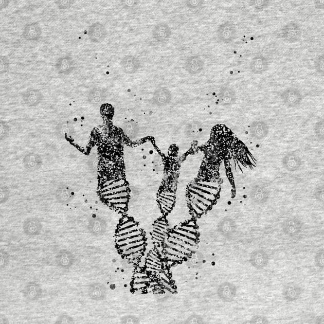 DNA family by RosaliArt